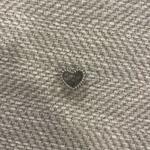 Pandora Beaded Heart Charm